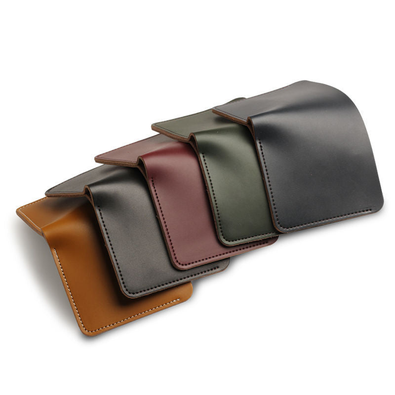 Men's Short Two-layer Leather Wallet