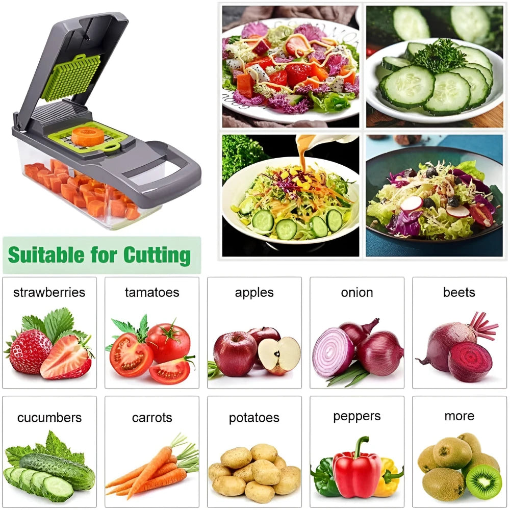 Multifunctional Vegetable Cutter and Slicer