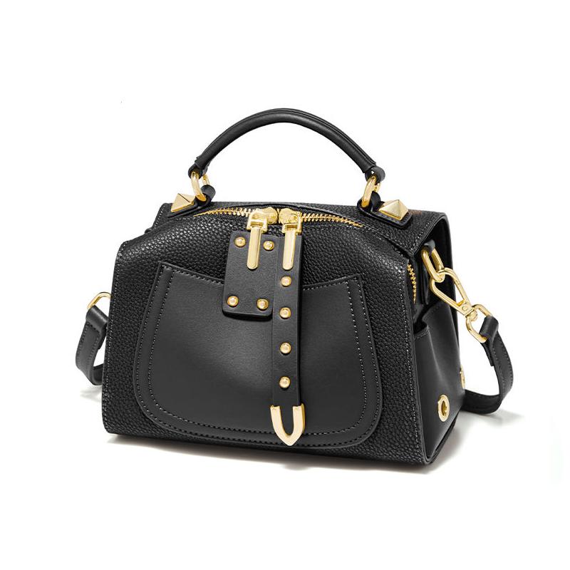 Elegant Split Leather Crossbody Bag for Women