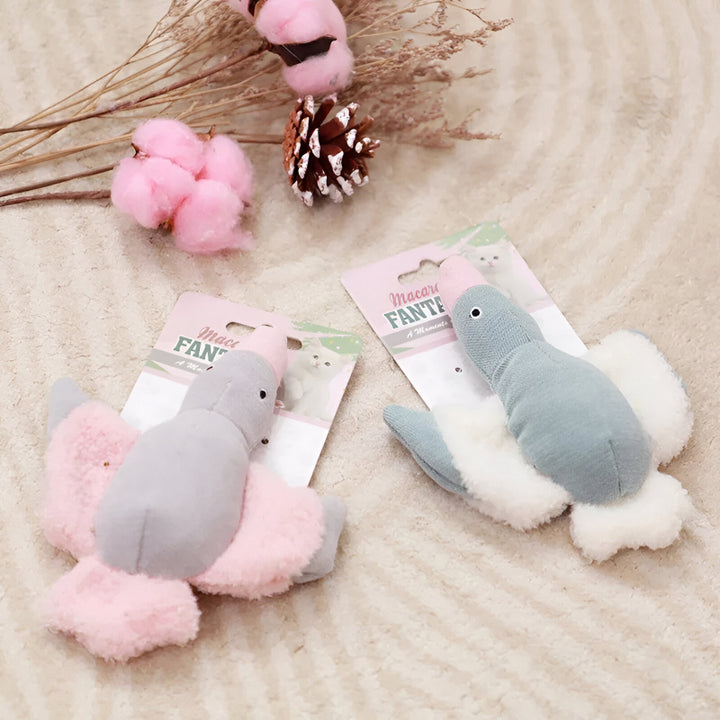 Plush Caterpillar Toy for Cats