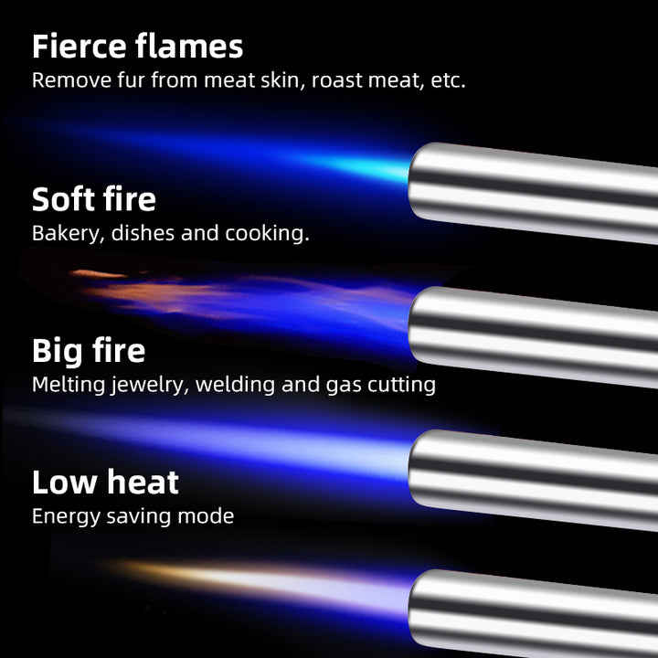 BBQ and Welding Gas Torch with Adjustable Flame Nozzle