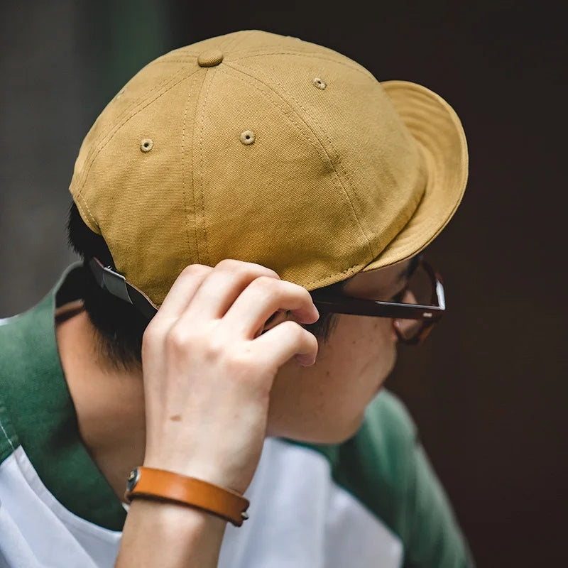 Stylish Oversize Men's Denim Golf Cap