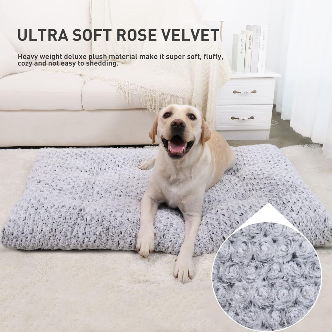 Washable Deluxe Plush Dog Bed