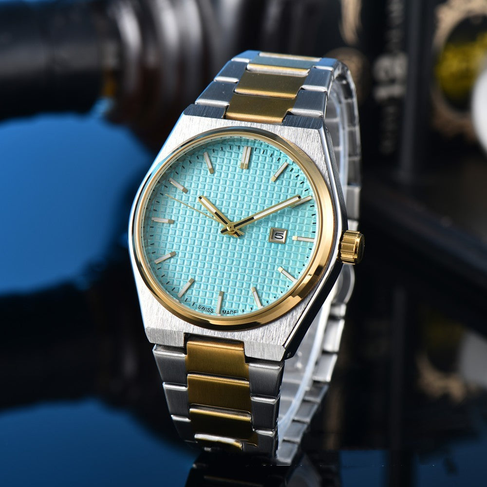 Business Casual Steel Belt Quartz Watch Men