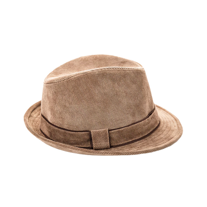 Wide Brim Denim Fedora Hat