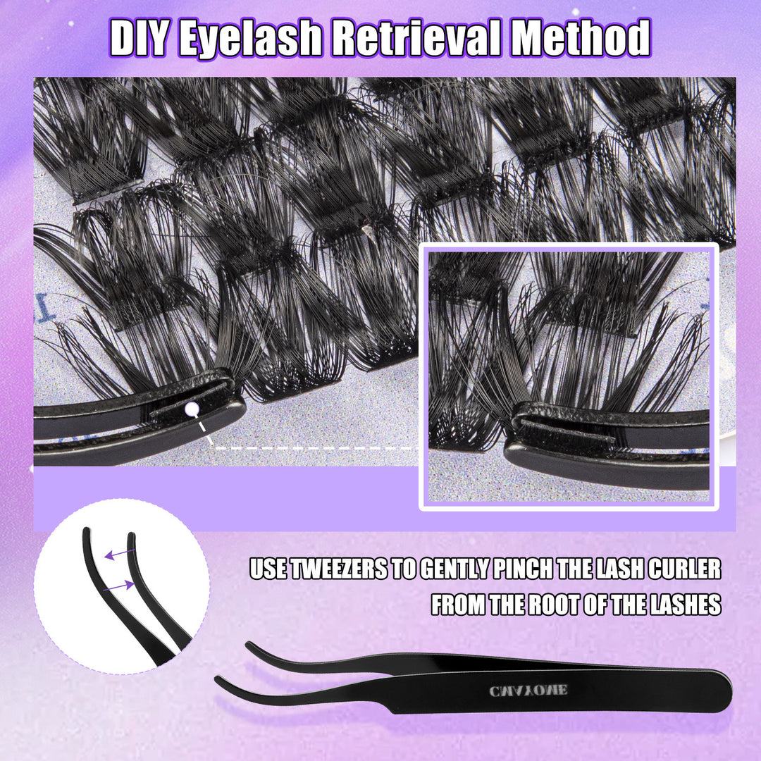 DIY Boxed Segment False Eyelashes Suit Double-headed Glue