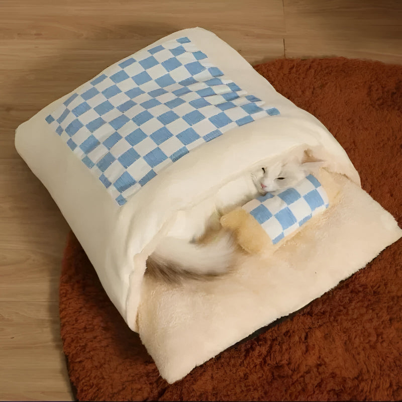 Cozy Plush Cat and Dog Bed