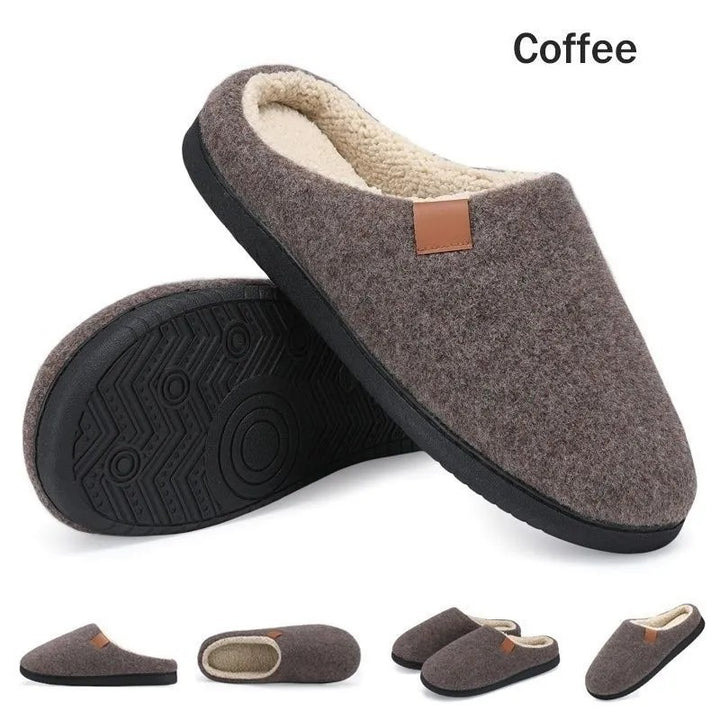 Warm Flat Heel Round Anti-cashmere Sewing Shoes