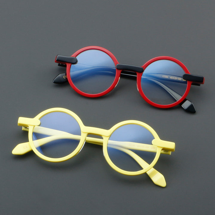 Retro Frame Large Frame European And American Plain Glasses