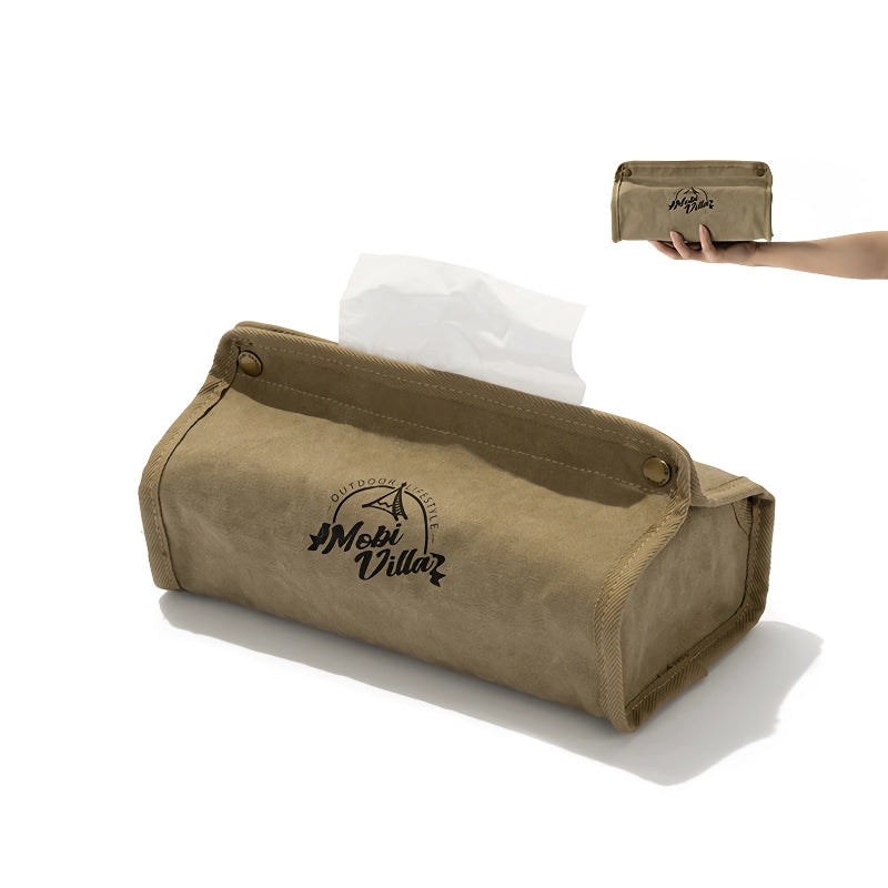 Portable Canvas Tissue Box