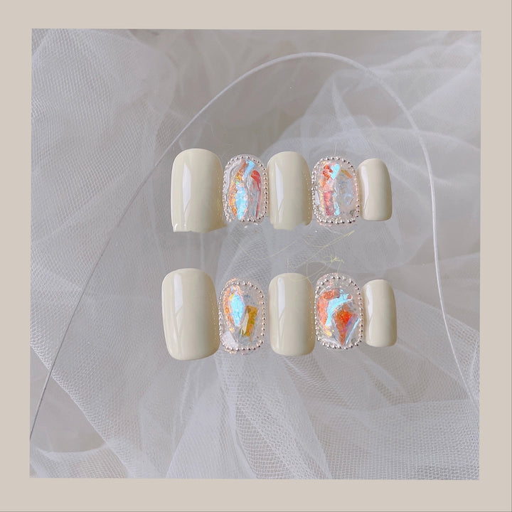 Removable Aurora Gem Nail Patch