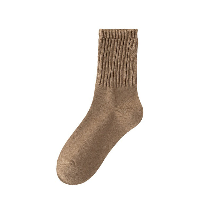 Women's Mid-Tube Cotton Socks for Spring and Autumn