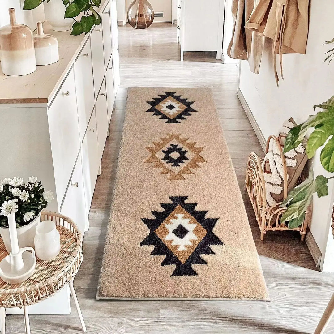 Plush Geometric Area Rug