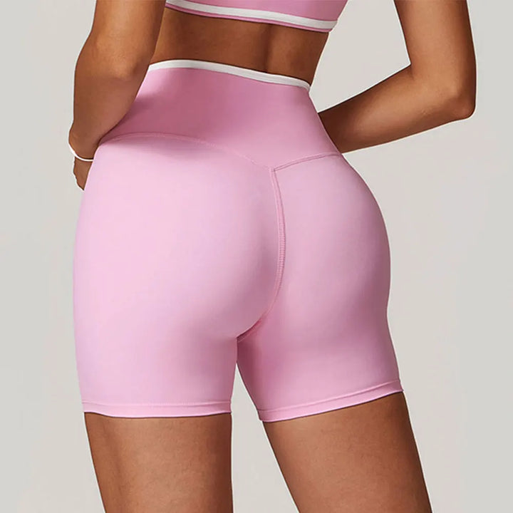 V-Shaped Waist High-Waisted Women's Yoga and Sports Shorts