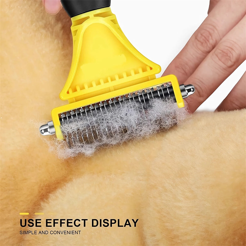 Stainless Steel Grooming Brush for Dogs and Cats