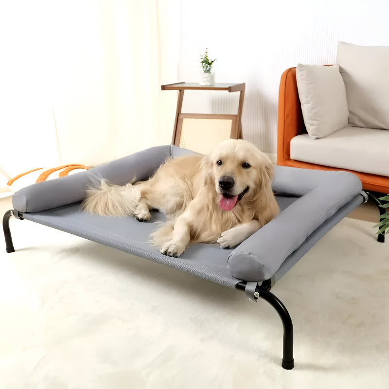 Cozy Large Dog Bed with Breathable Cushion