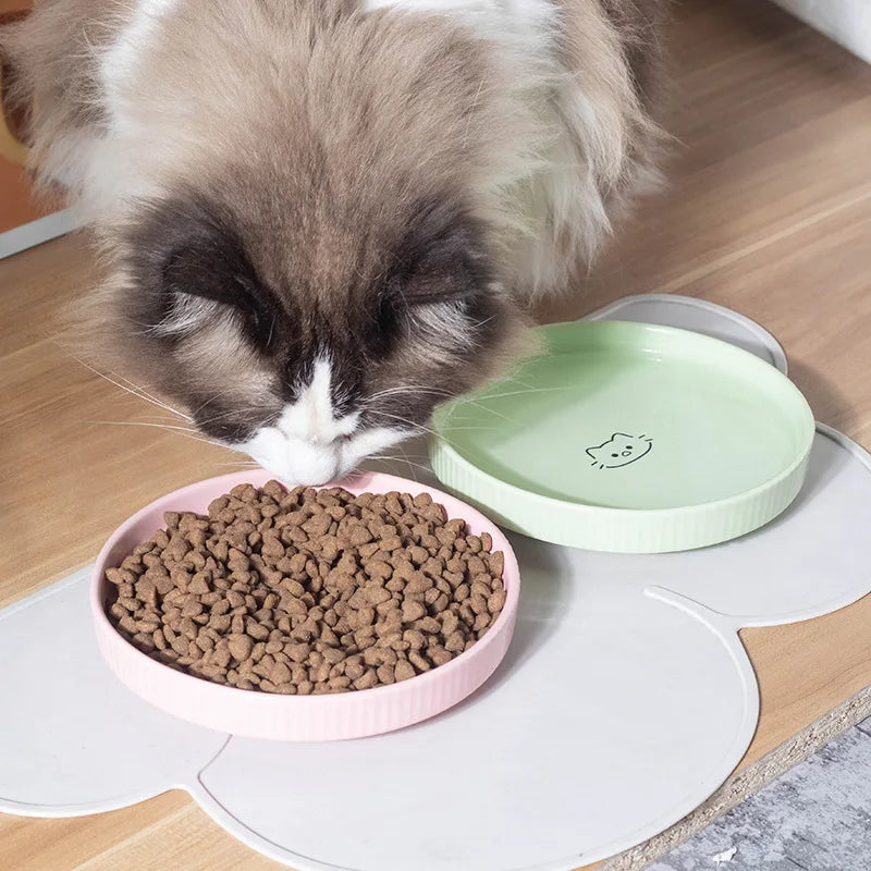 Adorable Ceramic Pet Food & Water Bowl for Cats and Puppies