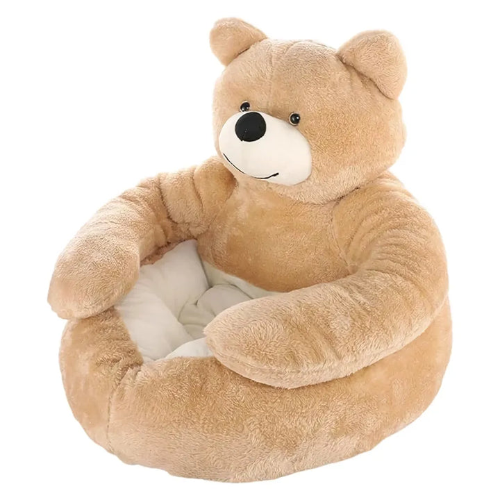 Plush Teddy Bear Pet Bed