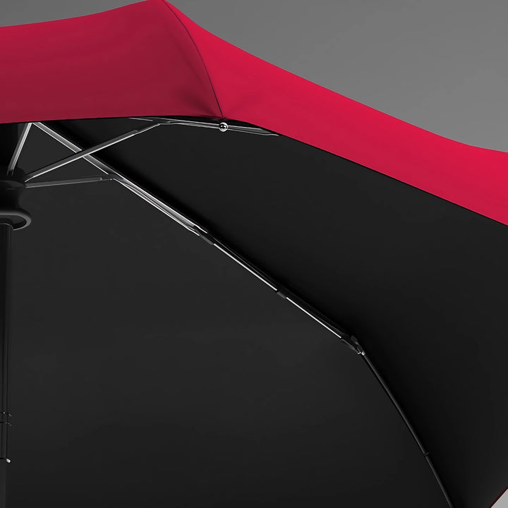 Flat Automatic UV Parasol Umbrella for Women - Windproof Shade