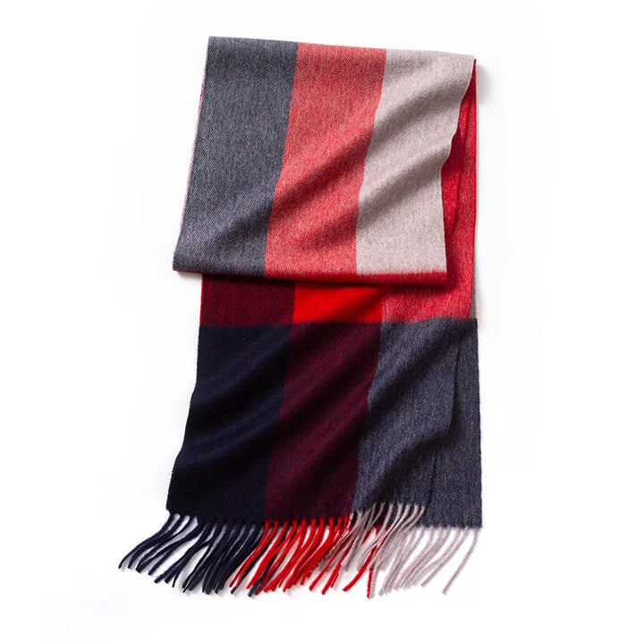 Luxury Cashmere Scarf with Tassels - Stylish Wrap and Shawl