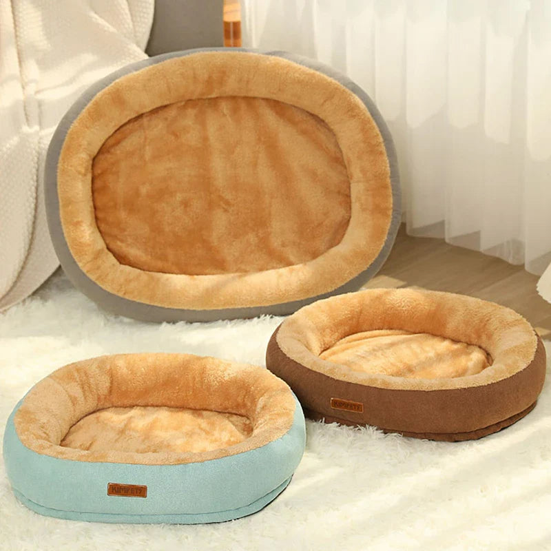 Fluffy Winter Puppy and Cat Bed