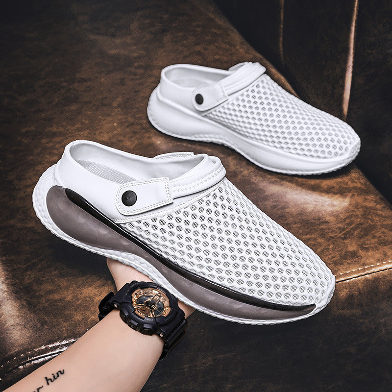 Men's Pump Semi-slipper Sandals Non-slip Sports Hollow Beach Shoes