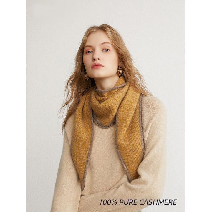 Luxurious 100% Cashmere Triangle Scarf