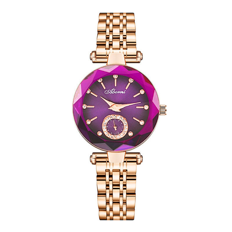 Women's Fashion Simple Cut Quartz Watch