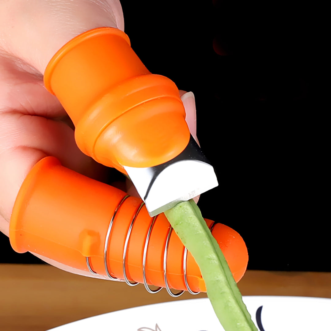 Silicone Thumb Knife Finger Protector for Harvesting and Gardening