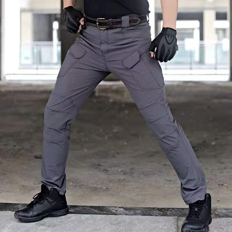 Thin Stretch Comfortable Trousers Outdoor Tactics More Than Breathable Quick-drying Pants Pockets