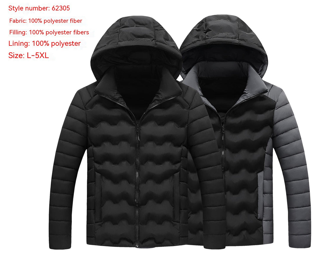 New Autumn And Winter Men's Casual Cotton-padded Jacket