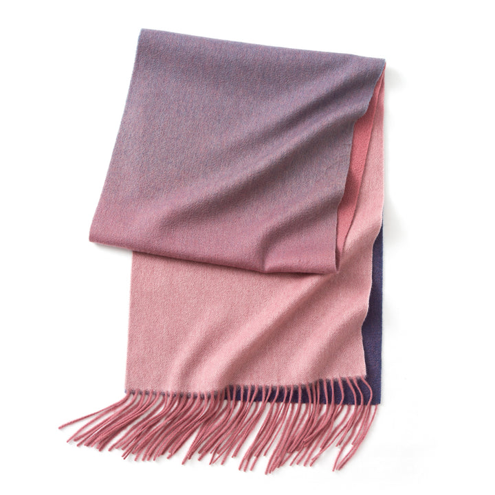 Luxurious Cashmere Scarf with Tassels - Versatile Wrap and Shawl