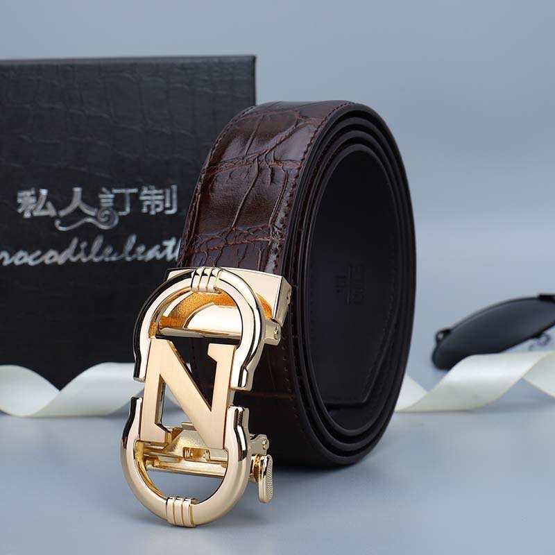 Men's Leather Casual Business Belt