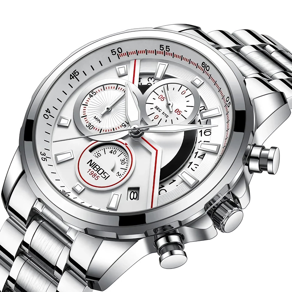 Luxury Men's Luminous Sport Chronograph Waterproof Watch