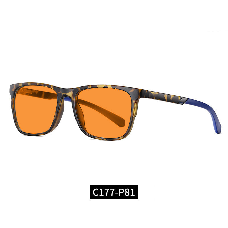 Cross-border Wild 2309 Orange Anti-blue Light UV Glasses New Products In Stock