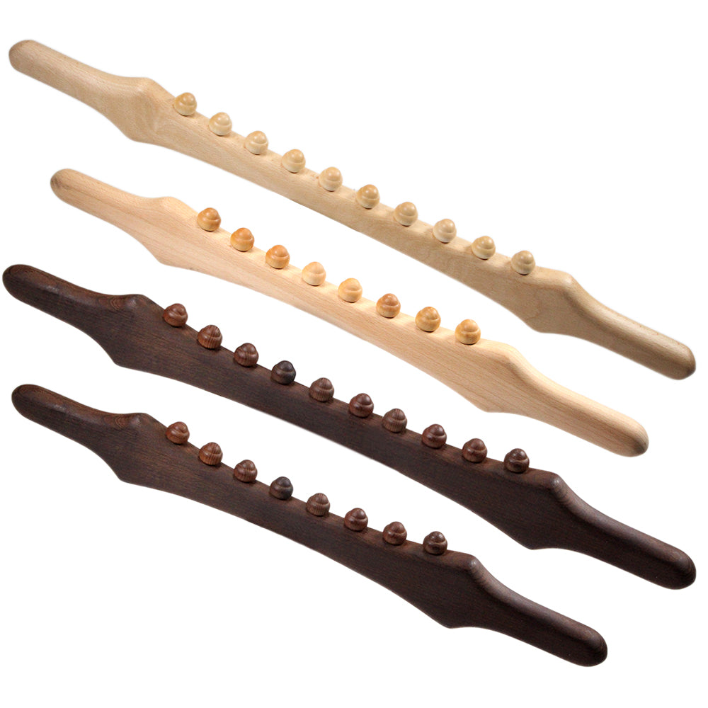 Natural Wood Guasha Scraping Stick for Full Body Massage