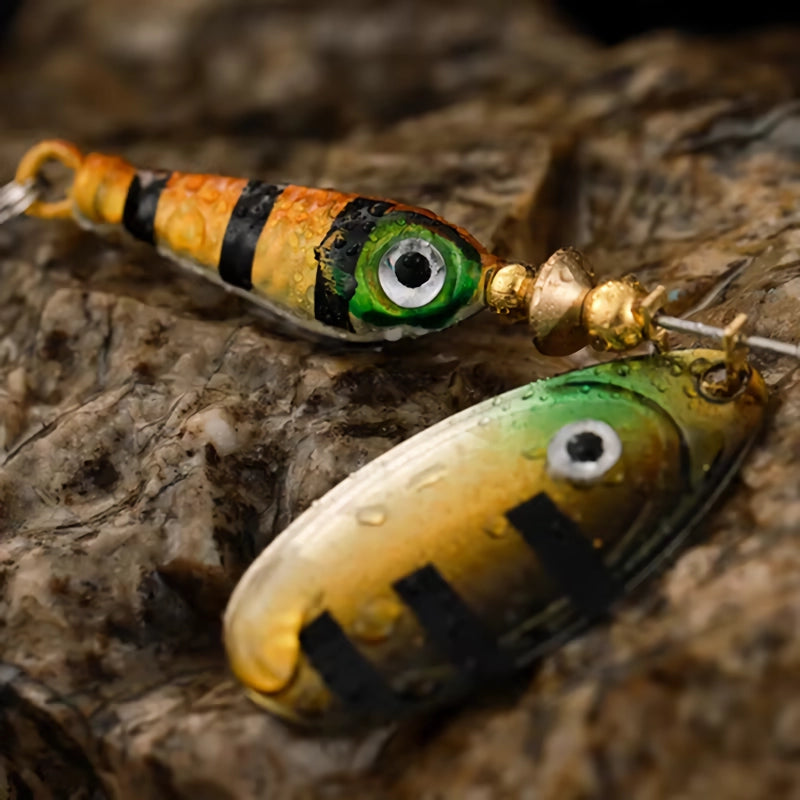 Rotating Metal Spinner Fishing Lure