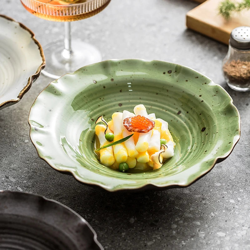 Elegant Ceramic Flower Bowl