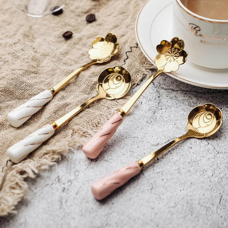 Mini Stainless Steel Dessert Spoons