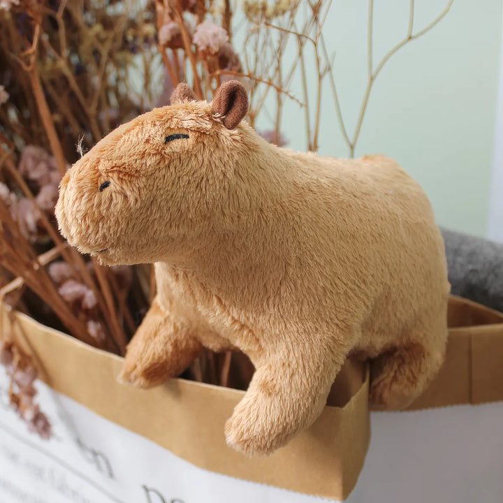 Adorable 18cm Capybara Plush Toy - Perfect Christmas Gift for Kids!