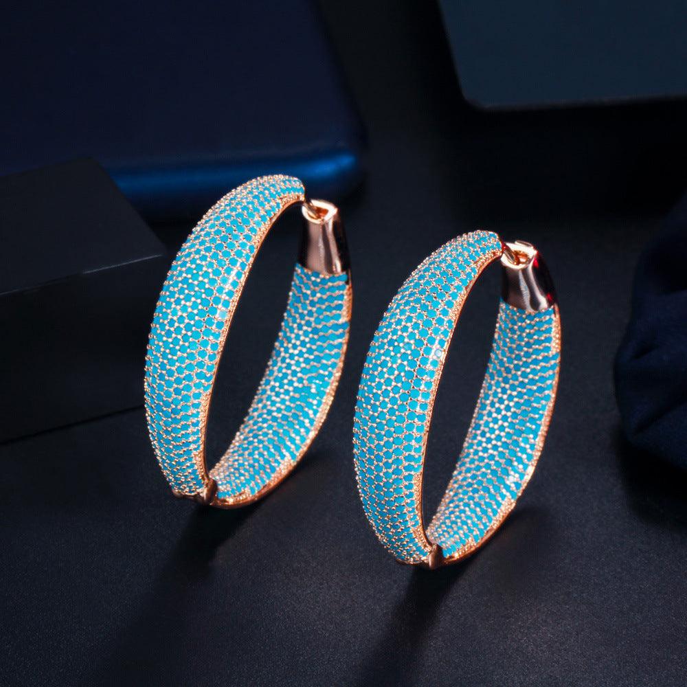 Blue Dream Ear Ring Europe And America - Trendha