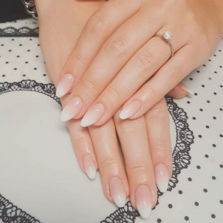 Wearing Nail Advanced Almond French Finished Manicure