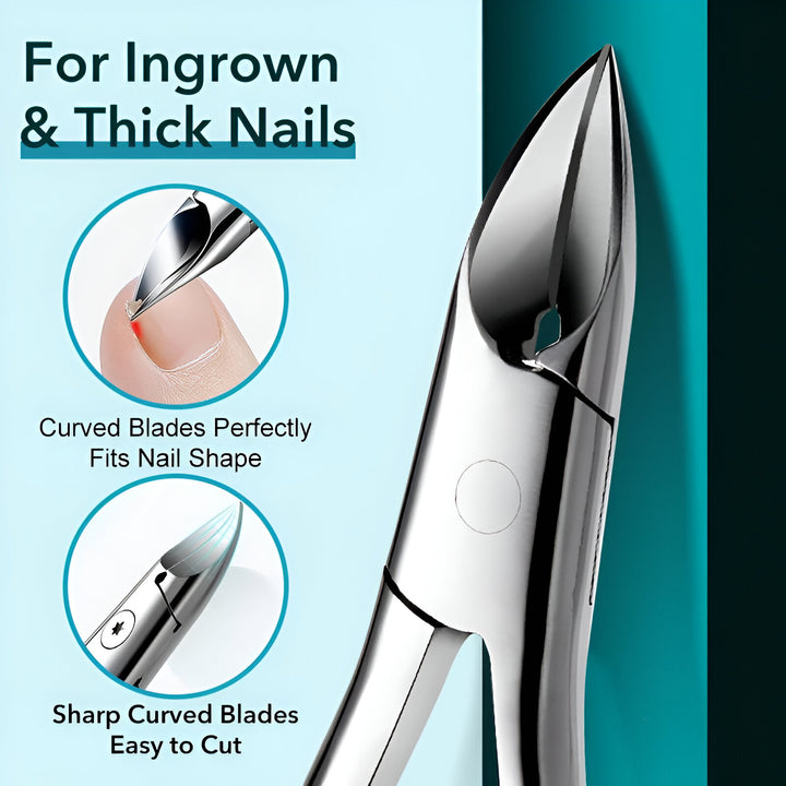 Precision Ingrown Toenail Clippers for Thick and Curly Nails