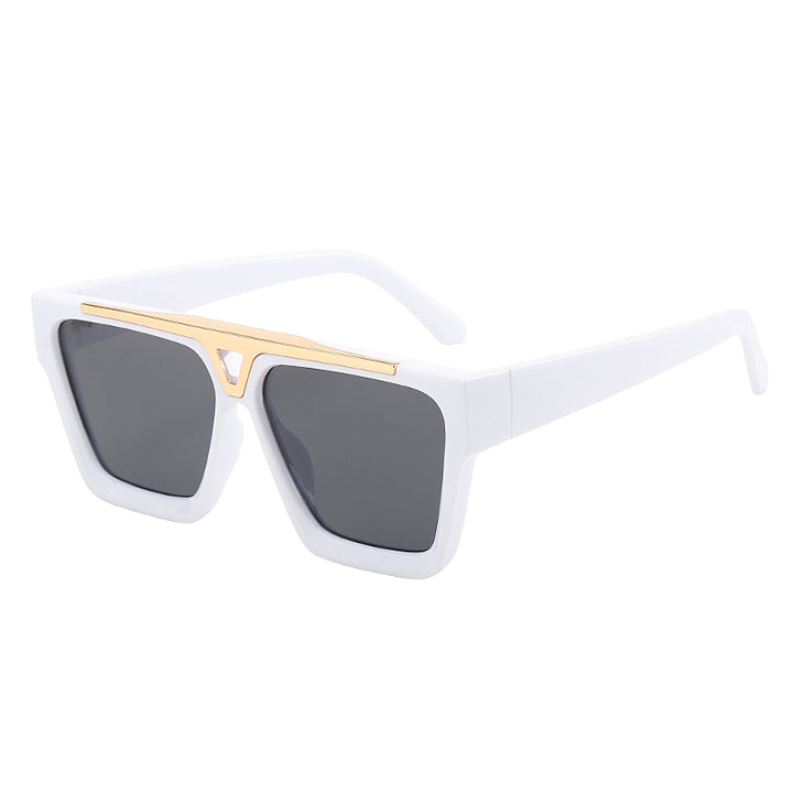 Gradient Lens Shield Sunglasses