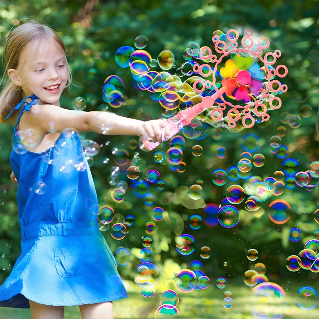 Handheld Windmill Bubble Blowing Wand