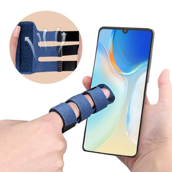 Adjustable Finger Splint for Pain Relief and Support