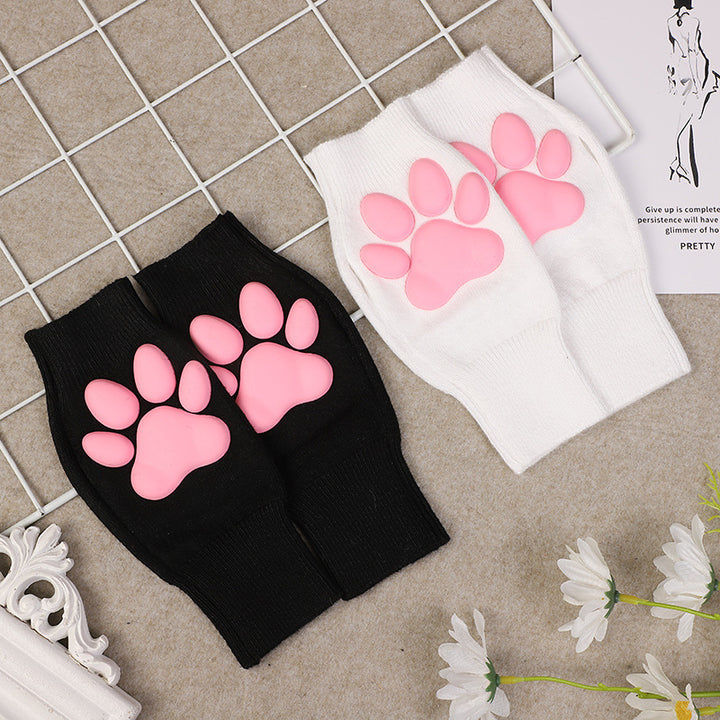 3D Silicone Cat Paw Pads Gloves