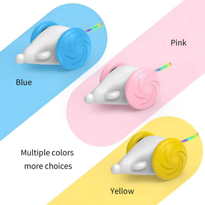 Interactive LED Rechargeable Cat Mouse Toy