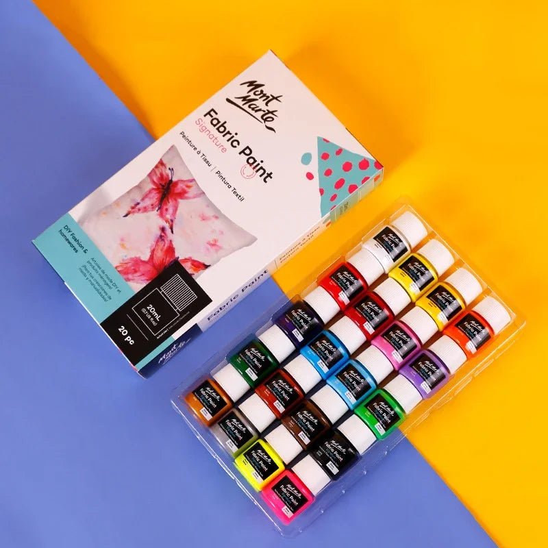 Premium Dope-Dyed Fabric Paint Set