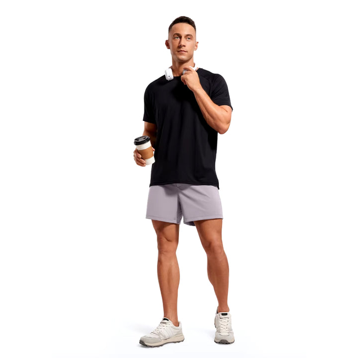 5" Four-Way Stretch Workout Shorts